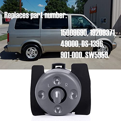 CULMKARI Power Mirror Control Switch LH Driver Side Fits for Chevy Astro GMC Suburban Replaces 15009690, 19209371, 901-000 - Image 3