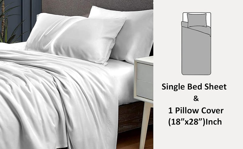 Filbert Luxurious Homes Series 400TC Egyptian Cotton Bedsheet Single Bed 60 x 90 with 1 Piece Pillow Cover Size18x28Burgundy - Image 4
