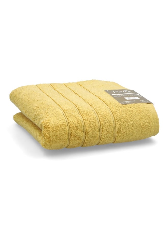 REVE Borabora Luxurious Cotton Absorbent Hand Towel Yellow 50 x 100 cm - Image 3