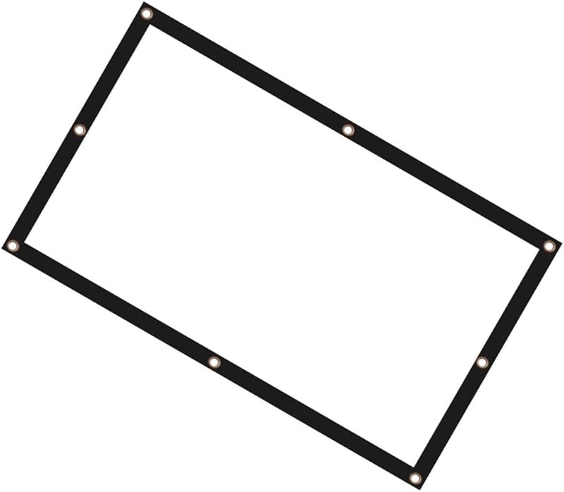 Homoyoyo 120 Inch Projector Screen High Definition Wrinkle Resistant Indoor Outdoor Movie Theater - Image 2