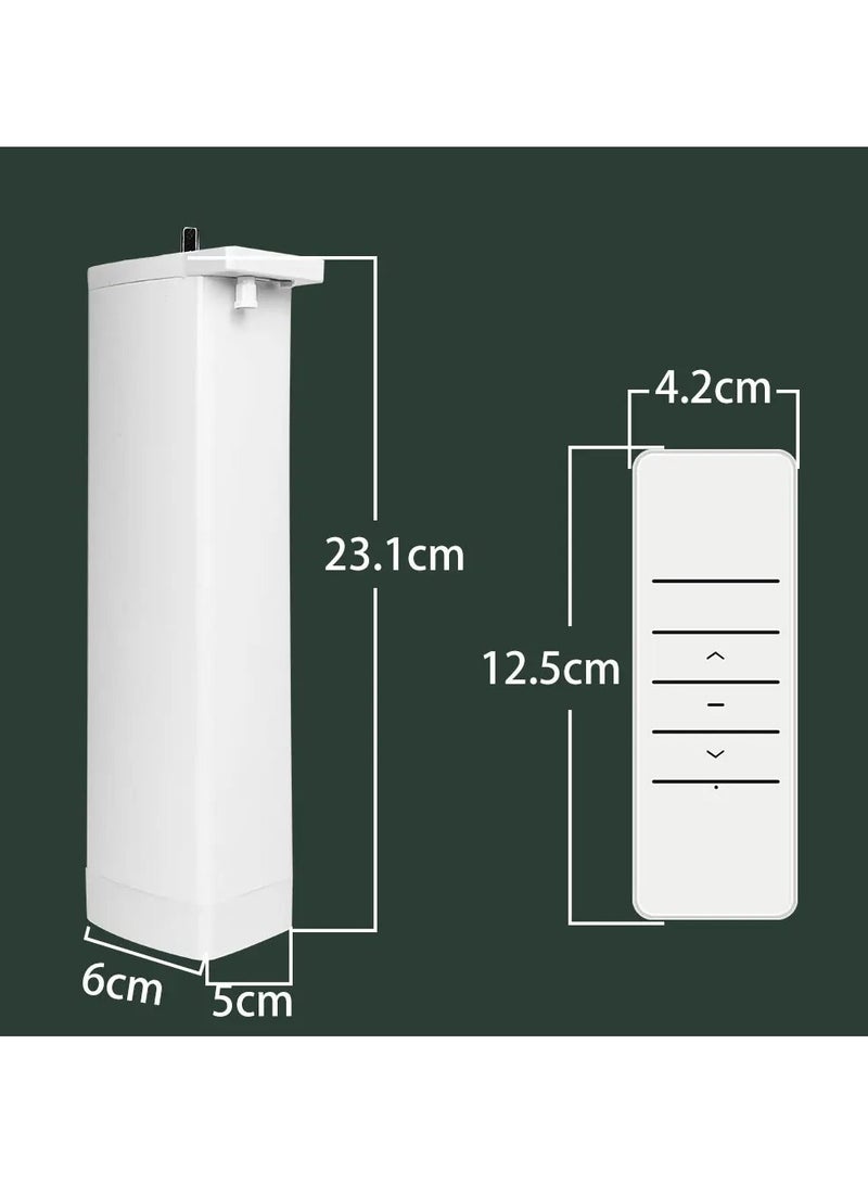 6th Generation Tuya ZigBee Battery Smart Curtains Motor With Remote USB Type with Fast Charge Electric Curtain for Window Alexa