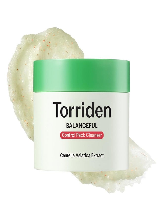 Torriden BALANCEFUL Control Pack Cleanser 120g (4.23 oz. | 2-in-1 Face Wash & Wash-Off Mask | Gentle Exfoliating Pack Cleanser for Sensitive Skin | 5D Cica Complex, LHA, Squalane | Korean Skin Care - Image 1