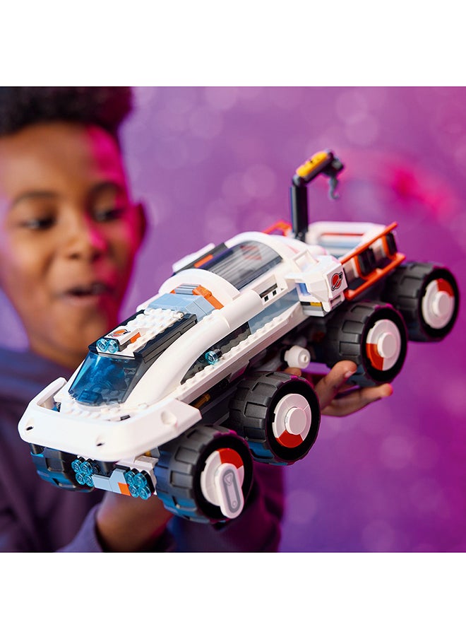 LEGO - 60432 City Command Rover And Crane Loader Outer Space Toy Building Set, Gift Idea For Ages 7 And Over, 4 Astronaut Minifigures, Robot, 2 Alien Action Figures And Planet Setting (758 Pieces) - Image 1