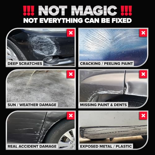 Carfidant Black Scratch and Swirl Remover - Car Scratch Remover for Vehicles Paint - Polishing Compound for Cars with Pad - Cutting Compound Paint Restorer - Image 5