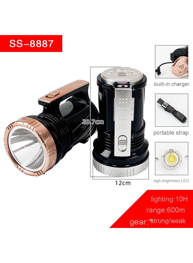 مصباح يدوي قوي قابل لإعادة الشحن - ضروري للطوارئ في الهواء الطلق
