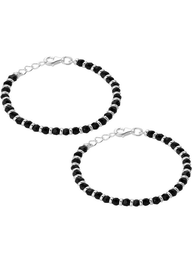 Jewelquick Designed 925 Sterling Silver Baby Nazariya Bracelet for Baby boys & Girls | Comfortable & Adjustable | Weight 5 gm (6month - 2 years) - Image 1
