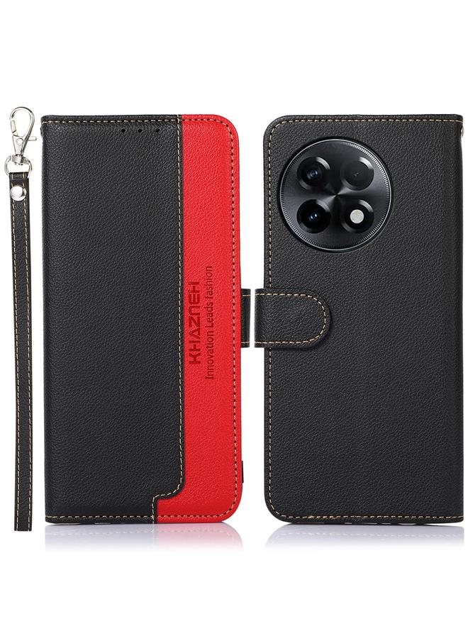 S-TOP Case For OnePlus Ace 2 5G / 11R 5G KHAZNEH Litchi Texture Leather RFID Phone Case - Image 1