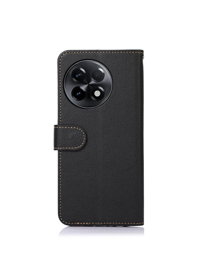 S-TOP Case For OnePlus Ace 2 5G / 11R 5G KHAZNEH Litchi Texture Leather RFID Phone Case - Image 3