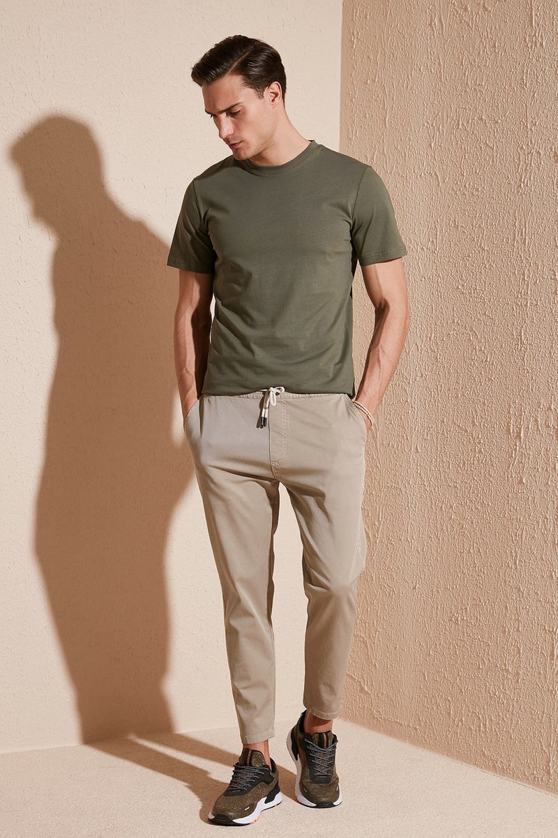 Buratti 100% Cotton Regular Fit Crew Neck T Shirt Men's T Shirt 5902511  - Image 2