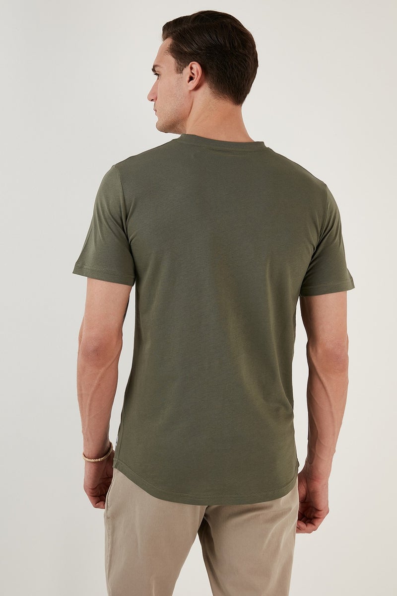 Buratti 100% Cotton Regular Fit Crew Neck T Shirt Men's T Shirt 5902511  - Image 5