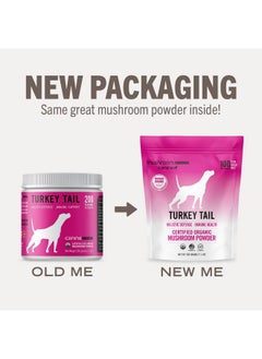 mushroom Matrix Rix Pet - Canine | Turkey Tail | Usa Grown Human-Grade Organic Mushroom Powder Pet Supplement | Immunity Support & Holistic Defense For Dogs & Cats | 200 Grams, 7.1 Oz  - Image 3