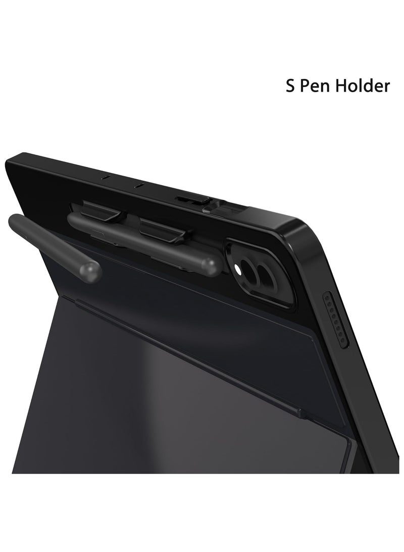 Keyboard Case for Samsung Galaxy Tab S10+/S9+/S9 FE+ Plus 12.4 Inch: One-button DEX mode, 7-color backlight, smart touchpad, ultra-thin case with S-PEN holder  - Image 3