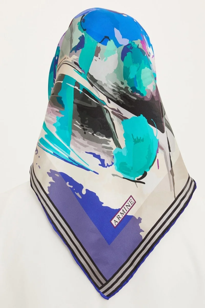 ARMINE Nostalgia Series Silk Sura Scarf 8713DS-51