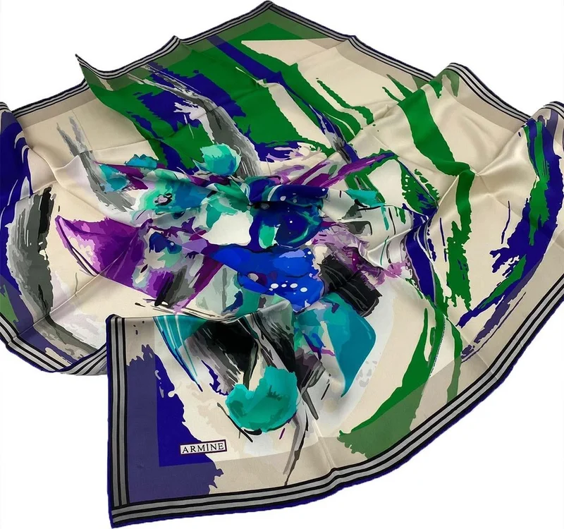 ARMINE Nostalgia Series Silk Sura Scarf 8713DS-51