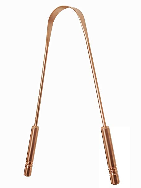 SVShoperzone Pure Copper Tongue Cleaner Anti bacterial Ayurveda Holy or Scraper Cleaner/Scapper Antimicrobial Ayurvedic, Antibacterial Hygiene scrapper Oral Tongue Scrapper for Men and Women (2) - Image 2