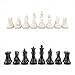 OceanicX Handcrafted Premium Marble Chess Pieces Set Elegant 32Piece Replacement for 1215 Inch Chess Boards with Storage Box Black and White - Image 2