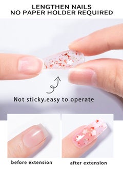 l&wen 16 Pcs Solid Builder Nail Gel Kit with a Strengthener Building Gel Not Sticky Sculpture Hand Nail Extension Gel Strengthen Nail Art Manicure Set for Home DIY Nail Salon for Beginners and Pros 5 Colors  - Image 4