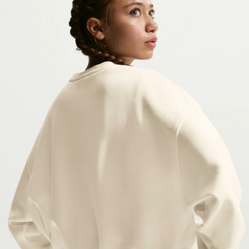 نايكي Kids' Sportswear Club Boxy Sweatshirt (Older Kids)
