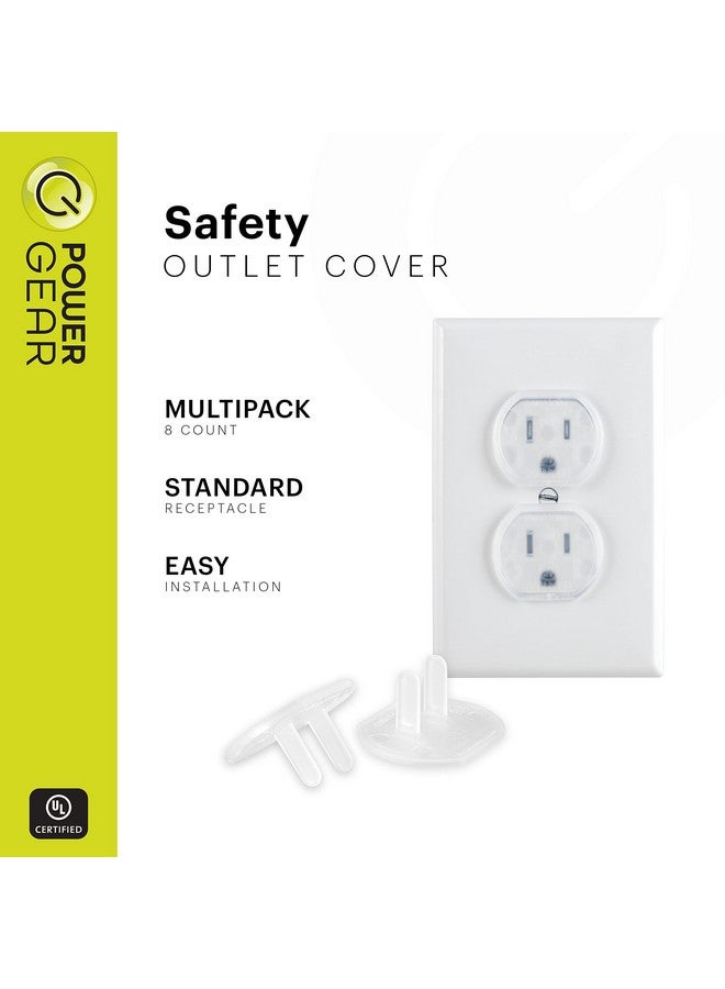 Power Gear Outlet Covers Baby Proofing Child Proof Plug Covers for Electrical Outlets Easy Install Outlet Plug Covers UL Listed Shock Prevention Clear 54615 60 Count - Image 2