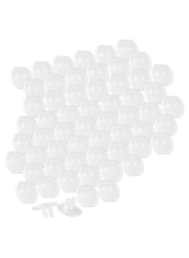 Power Gear Outlet Covers Baby Proofing Child Proof Plug Covers for Electrical Outlets Easy Install Outlet Plug Covers UL Listed Shock Prevention Clear 54615 60 Count - Image 1