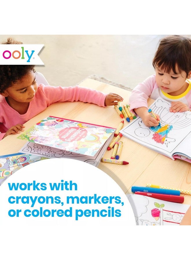 Ooly Coloring Book For Toddlers, Fun Activity Coloring Pages For Kids, 31 Perforated Pages 8"X10" To Hang, Great Kid'S Activities For School, Birthday Parties, Stocking Stuffer [Princesses & Fairies] - Image 3