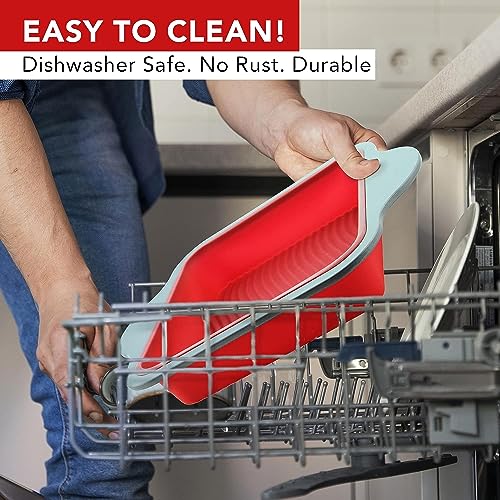 Boxiki Kitchen Non-Stick Silicone 8x8 Square Cake and Brownie Pan with Easy Grip Steel Frame Handles - Easy to Release, Oven & Dishwasher Safe - Image 3