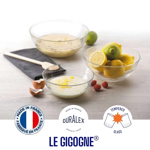 Duralex® Gigogne Clear Glass Bowls (Set of 6) - 210ml, Tempered Glass, Perfect for Desserts, Custards, Food, Chutneys, Sambhar, Dal, Curry - Image 2