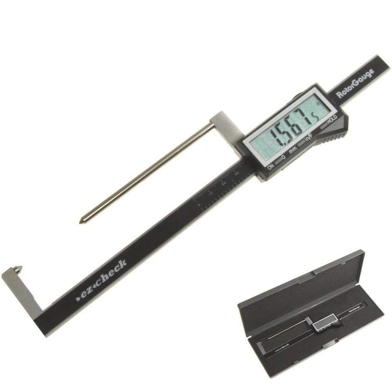 iGaging Brake Rotor Gauge Wheels On Large Digital Electronic Display Caliper - Image 1