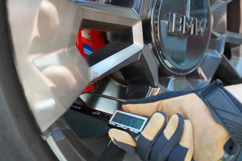 iGaging Brake Rotor Gauge Wheels On Large Digital Electronic Display Caliper - Image 4