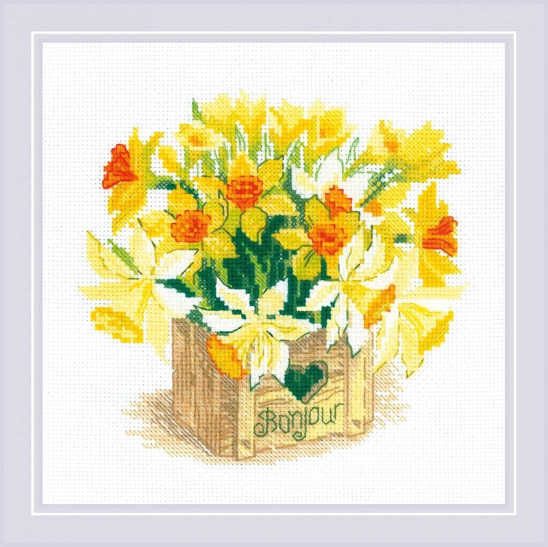 RIOLIS Cross Stitch Bonjour 14 Count