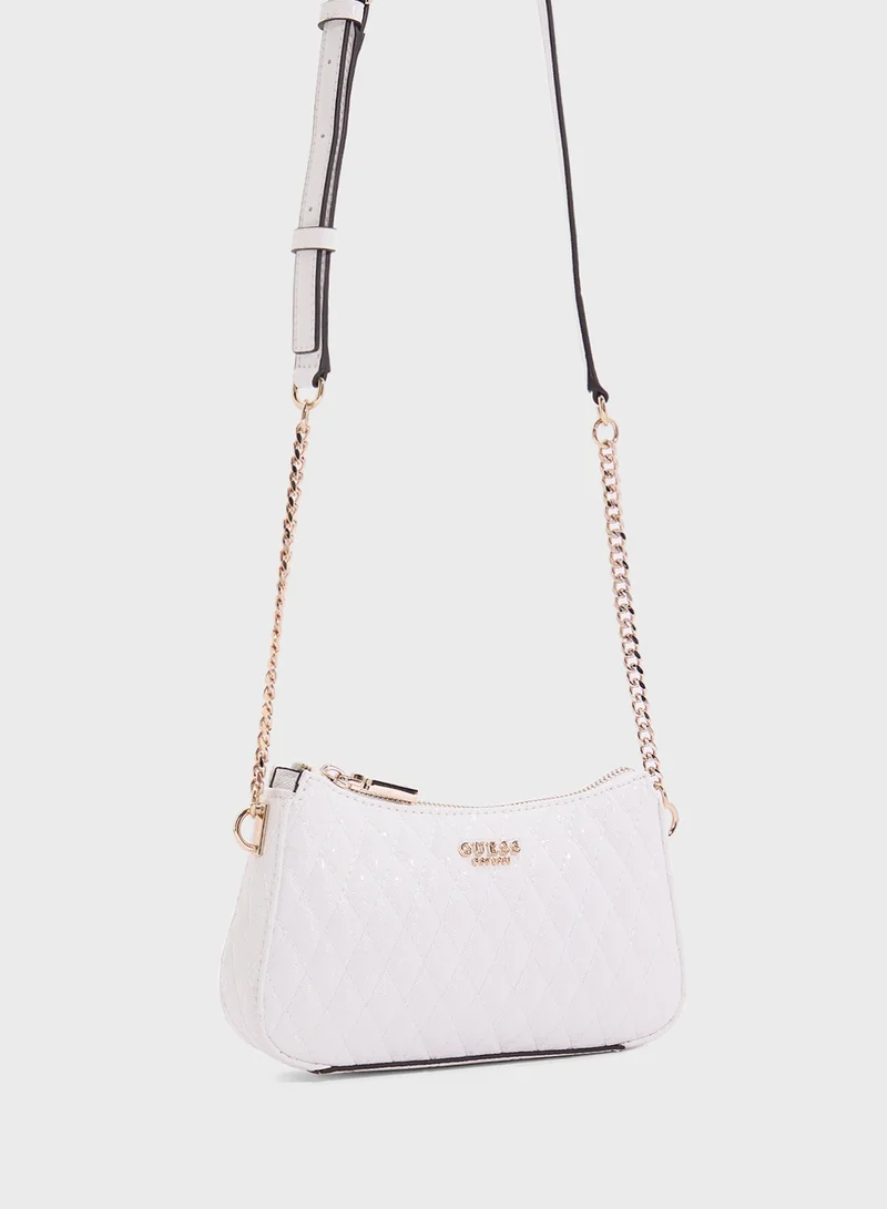 GUESS Betula Mini Crossbody Top Zip