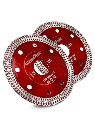 Casaverde 2Pcs/Lot Super Thin 4" Diamond Porcelain Cutting Blade for Cutting Ceramic or Porcelain Tiles - Image 1