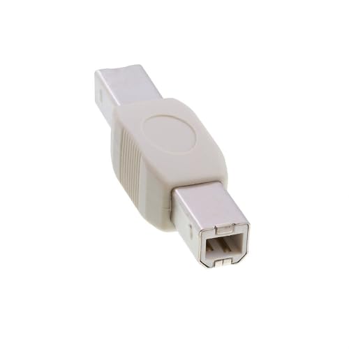 Cmple - USB B to B Adapter USB 2.0 Male to Male Coupler Plug to Plug Connector Converter for Printer Scanner HDD External Hard Drive - Image 2