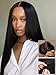 Nadula Bye Bye Knots Yaki Straight Glueless Wig Human Hair with Elastic Drawstring Pre Cut 7x5 Invisible Knots HD Lace Front Put on and Go Wigs Pre Everything Glueless Light Kinky Staight Wigs 20inch - Image 2