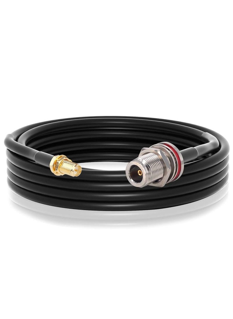 Ohm OHM N-type Female to RP-SMA Female Antenna Cable  - Image 1