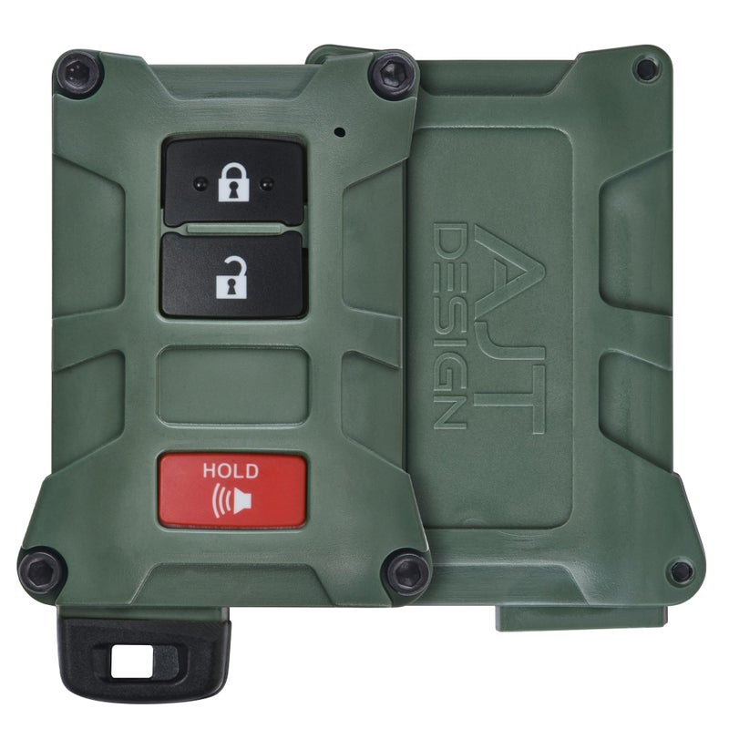 AJT DESIGN Replacement Key Fob Case for Tacoma Tundra 4Runner V1  Custom Made in USA Color Army Green