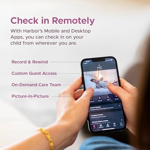 Harbor Smart Baby Monitor with 10” Tablet - The Most Reliable Way to Monitor Your Baby with or Without Internet - Private & Secure - Travel Friendly - Supports 2+ Cameras - Lifetime Membership - Image 5