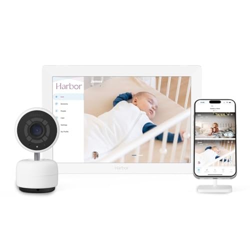Harbor Smart Baby Monitor with 10” Tablet - The Most Reliable Way to Monitor Your Baby with or Without Internet - Private & Secure - Travel Friendly - Supports 2+ Cameras - Lifetime Membership - Image 1