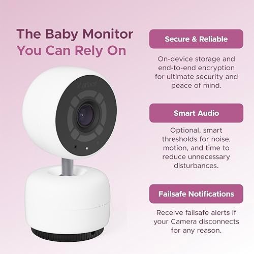 Harbor Smart Baby Monitor with 10” Tablet - The Most Reliable Way to Monitor Your Baby with or Without Internet - Private & Secure - Travel Friendly - Supports 2+ Cameras - Lifetime Membership - Image 2