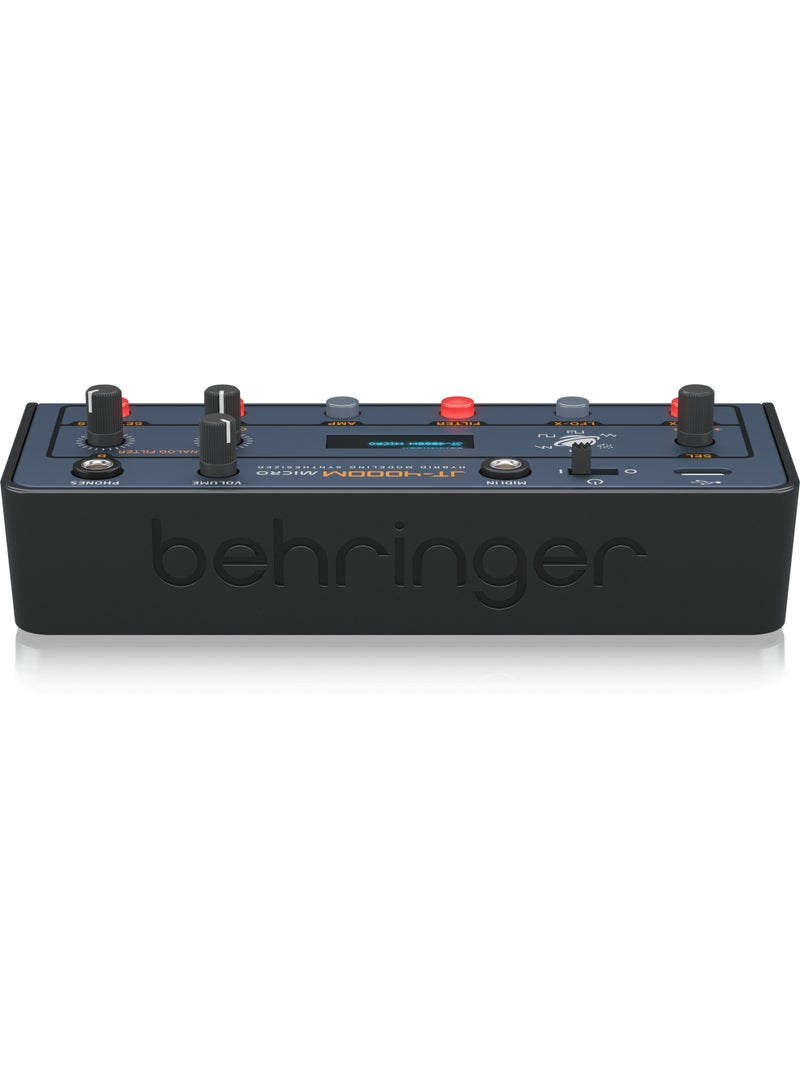 behringer JT-4000M MICRO Portable 4-Voice Hybrid Synthesizer with 2 Analog Modeling Oscillators Per Voice, Multi-Mode Analog Filter, and Arpeggiator - Image 2