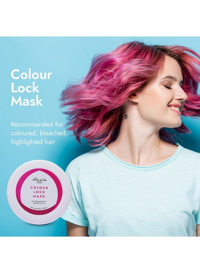 iluvia Colour Lock Range For Colour Protection Boost (Also Suitable For Colour Treated Hair), 200Ml, Sulfate Free || Phthalate Free || Paraben Free (200G Tub) - Image 4