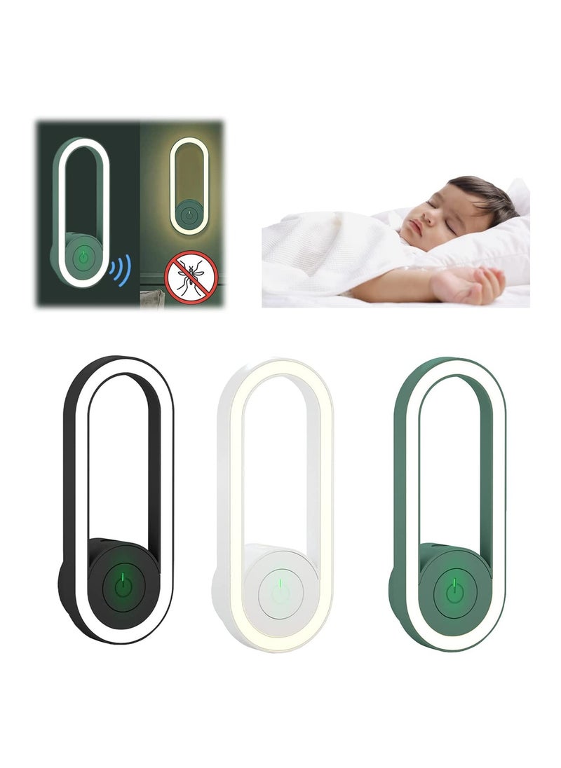 Mosquito Killer with LED Light, Mosquito Zapper, Bug Zapper, Pest Repeller, Indoor Repellent for Roach, Rodent, Mouse, Bugs, Mosquito, Mice, Spider, Electronic Plug in Pest Control (3pcs)
