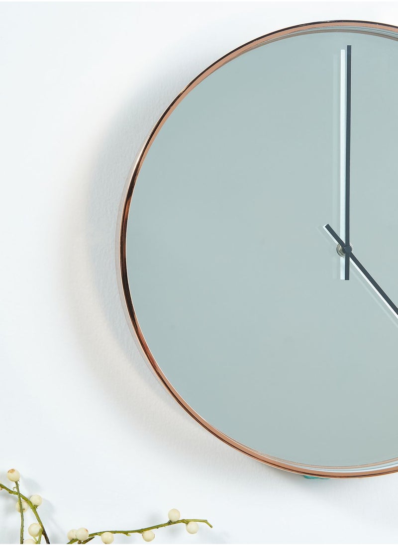 Baillie Rose Gold Mirror Face Wall Clock - pzsku/Z387F816B10B91032DF63Z/45/_/1694575078/69a0a4e0-3714-442a-80a6-9fafecb47886