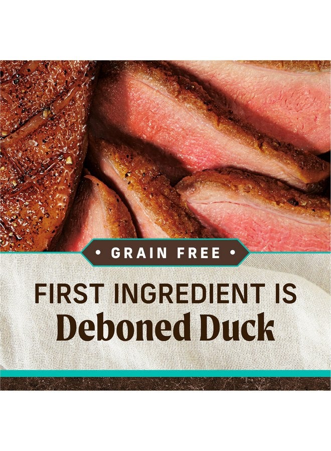 ميريك طعام Merrick Premium Grain Free Dry للكلاب البالغة، طعام صحي وطبيعي مع لحم البط الحقيقي والبطاطا الحلوة - كيس 4.0 رطل - Image 4