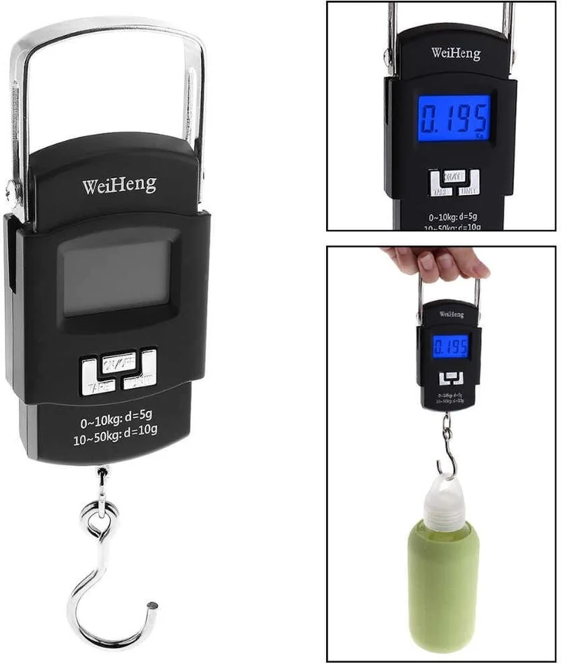 ايلاسيا هيديليك Elasya Gift Professional Digital Hand Scale Hand Scale 50 kg / 20 gr