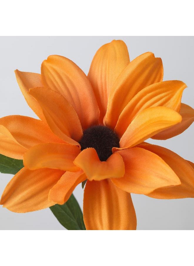 erorex - Artificial Flower Black Eyed Susan Stem Orange 55 Cm - Image 1