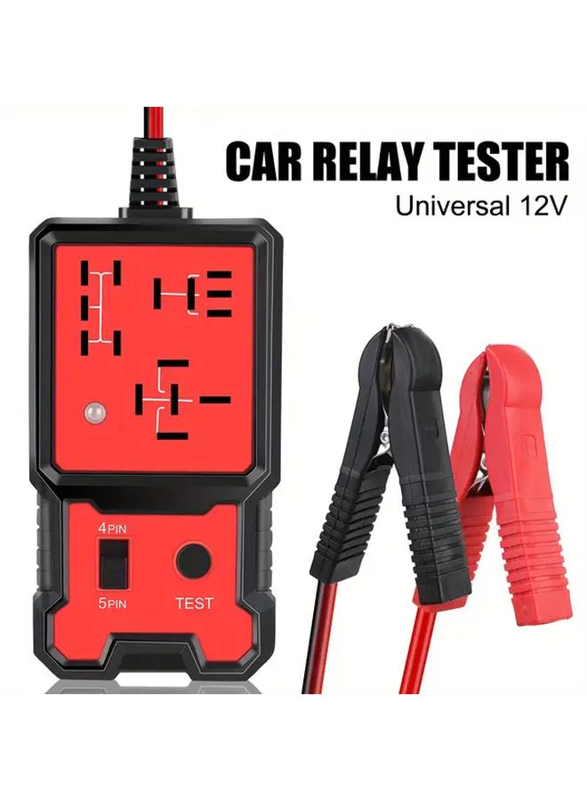 12V Car Battery Checker Electronic Relay Tester Universal 1pc - Image 5
