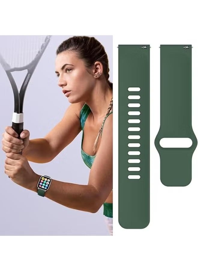 4 Pcs Silicone Strap Compatible with Redmi Watch 5 Active/Redmi Watch 5 Lite(Black + Blue + Green + White） - Image 5