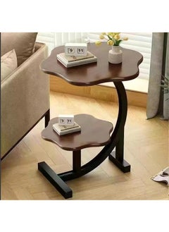 Y&D C Shaped End Table,Modern End Table in Living Room,Small Side Table for Couch,Space-Saving Home Decor End Table for Living Room  - Image 1