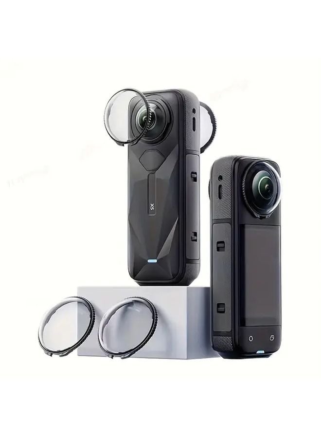 Insta360 X5 Lens Protector Ultra HD Scratch Resistant Anti Reflective Coating - Image 2